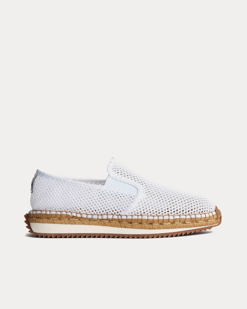 Rag & Bone RB Espadrille Runner Open Weave White Slip Ons - 1