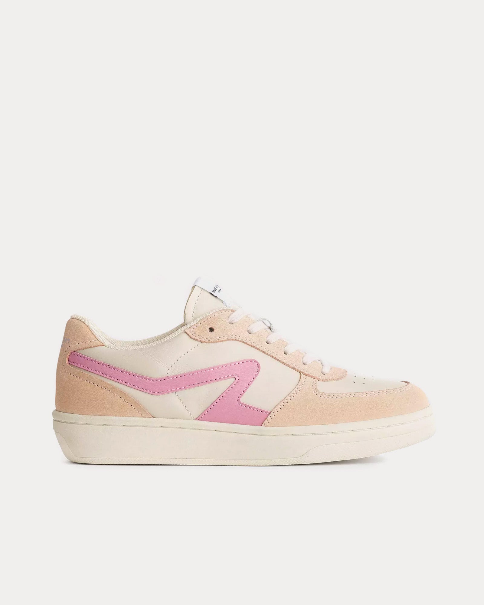 Rag & Bone Retro Court Leather Turtle Dove / Sakura Pink Low Top Sneakers - 1