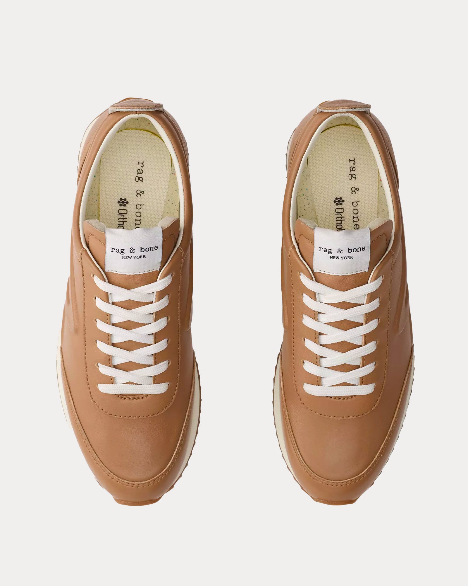 Rag & Bone Retro Runner Camel Low Top Sneakers - 2