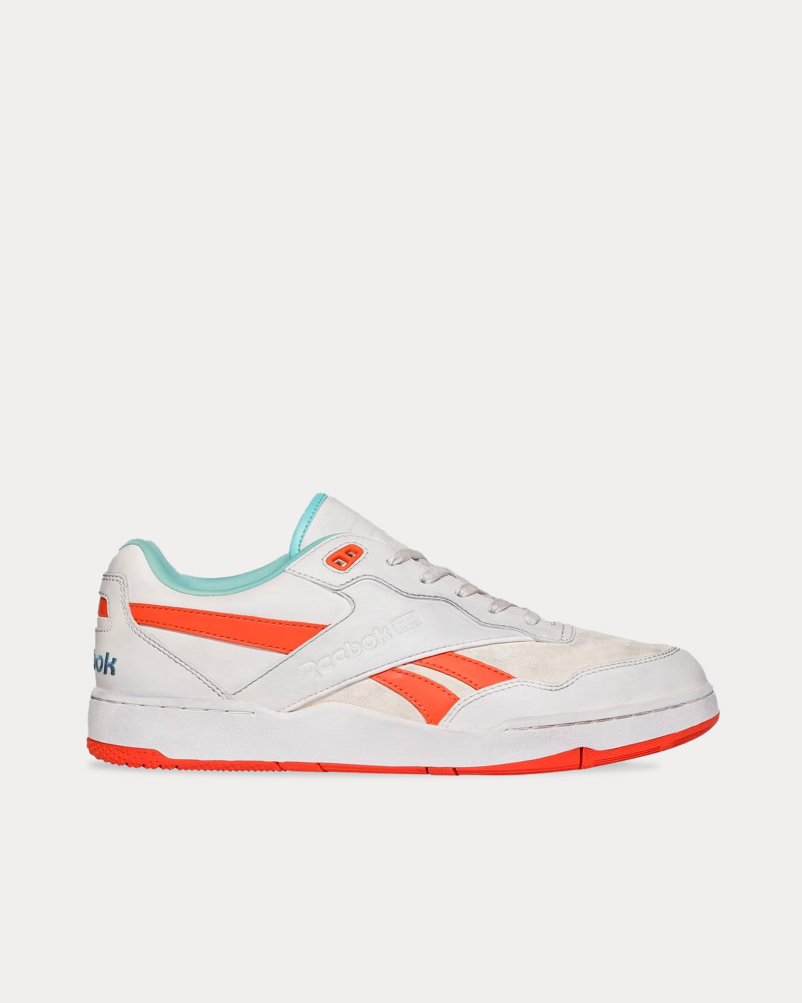 Reebok LTD BB 4000 II Vintage Nimbus Cloud / Orange Low Top Sneakers - 1