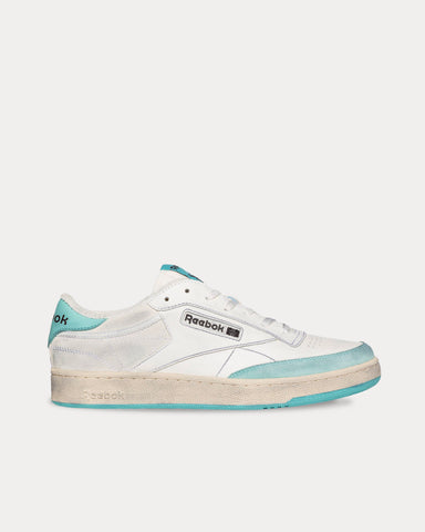 Reebok LTD Club C Vintage Leather White / Light Blue Low Top Sneakers