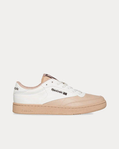 Reebok LTD Club C Two Tone White / Beige Low Top Sneakers