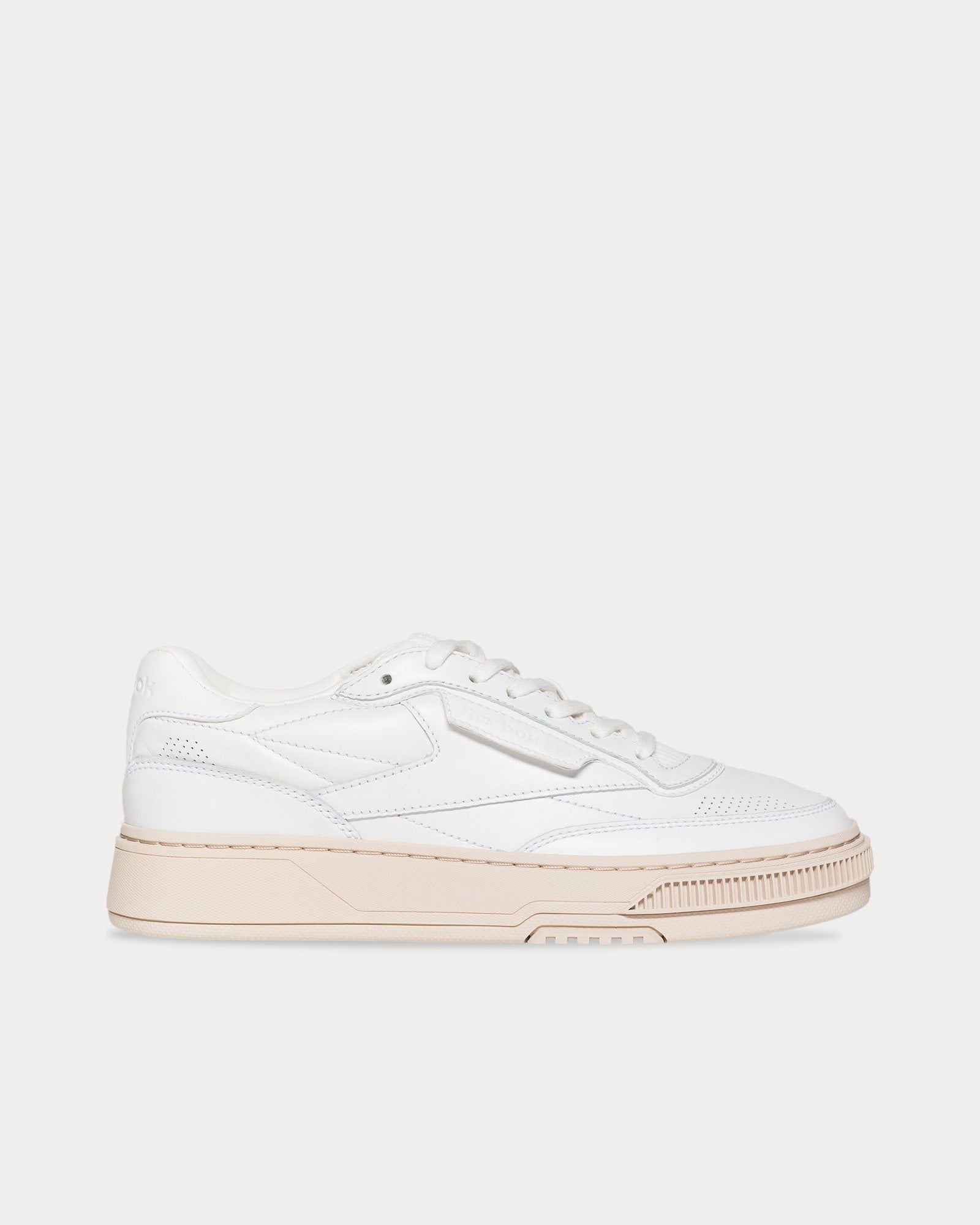 Reebok LTD Club C Leather White / Ecru Low Top Sneakers - 1