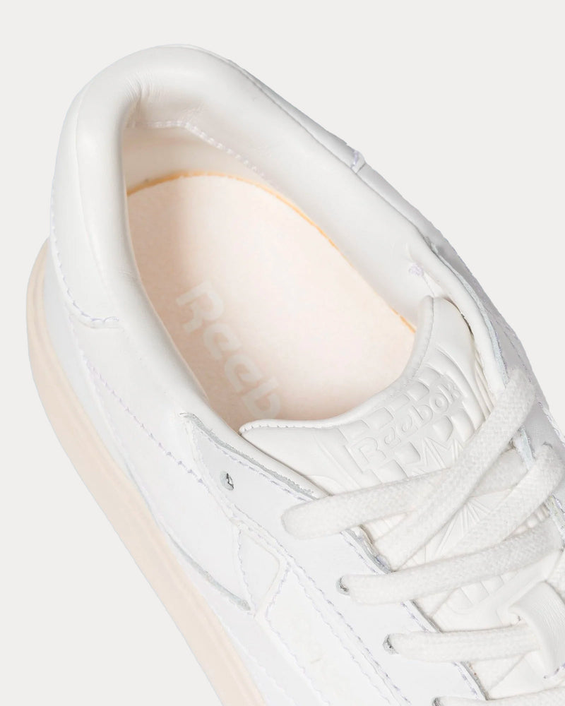 Reebok LTD Club C Leather White / Ecru Low Top Sneakers - 4