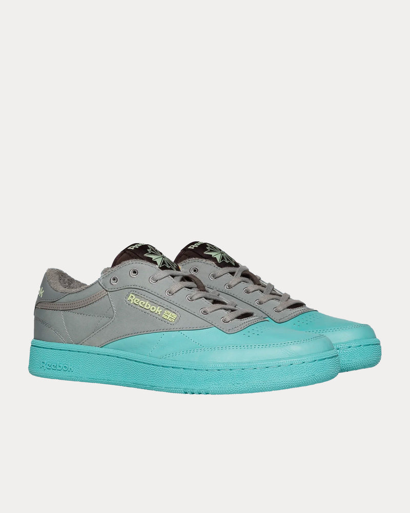 Reebok LTD Club C Two Tone Light Blue / Light Grey Low Top Sneakers - 2