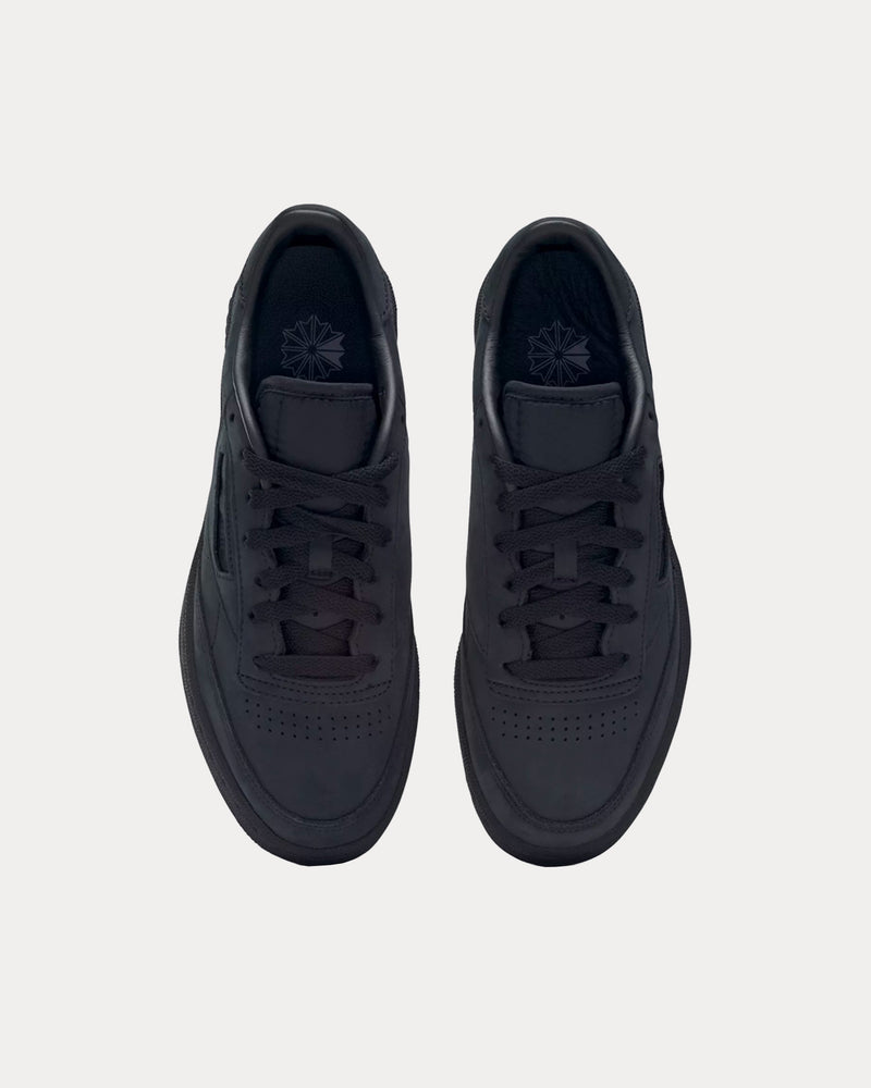 Reebok x Jjjjound Club C 85 Black Low Top Sneakers - 2