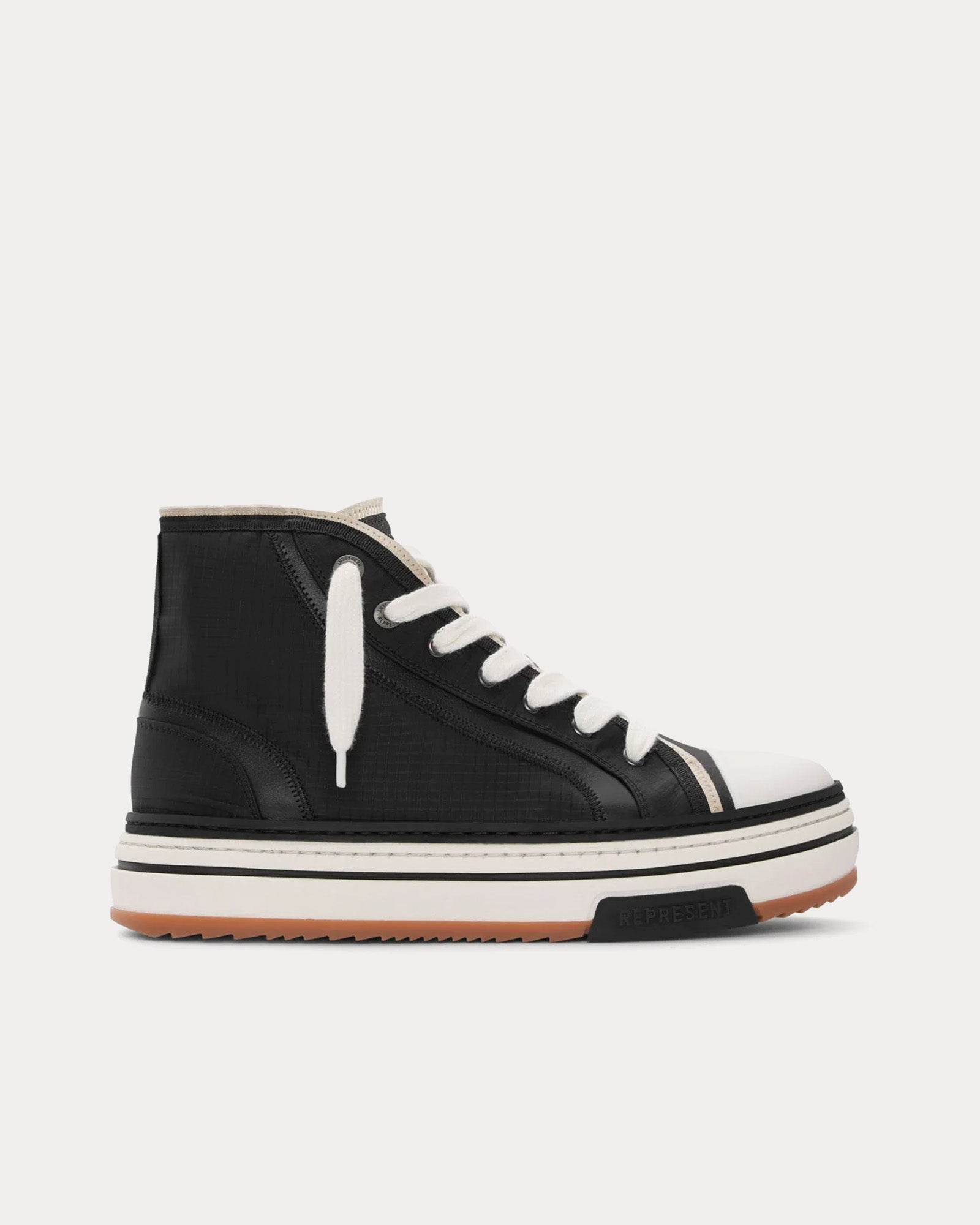 Represent HTN X High Black High Top Sneakers - 1