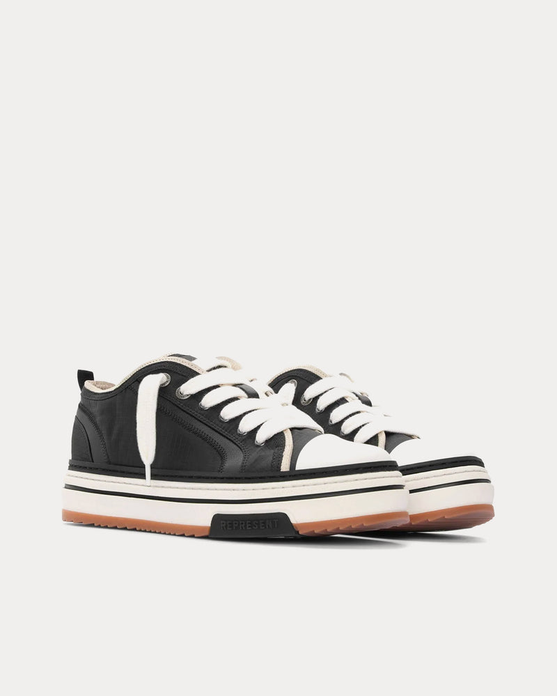 Represent HTN X Low Black Low Top Sneakers - 3