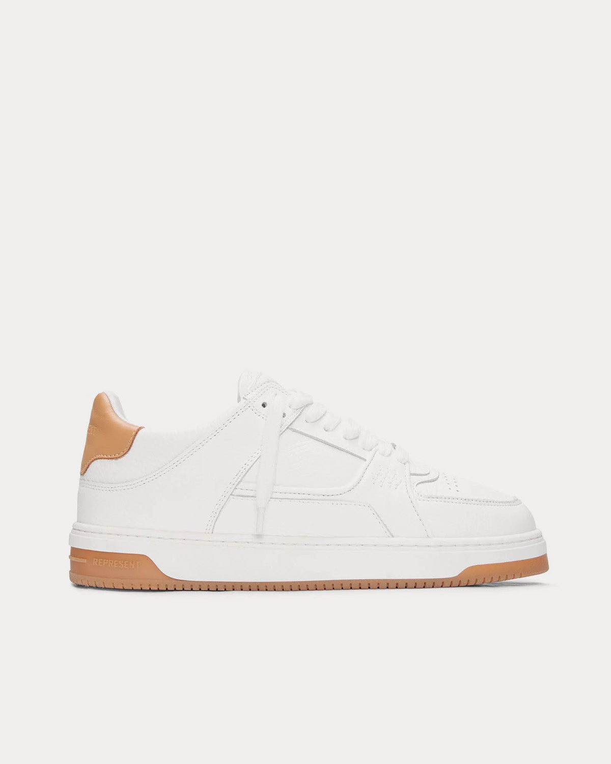 Represent Apex Flat White / Gum Low Top Sneakers - 1