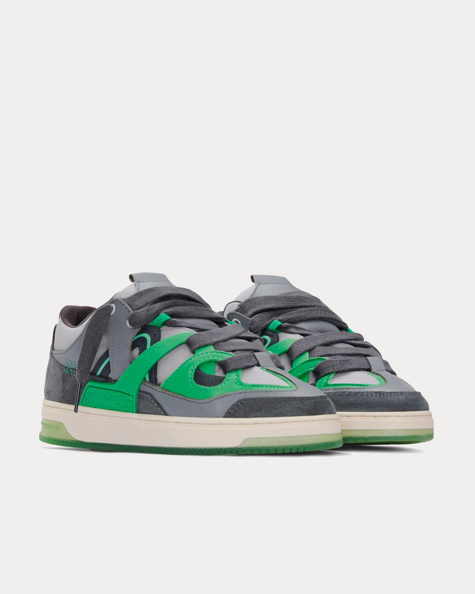 Represent Bully Island Green Low Top Sneakers - 3