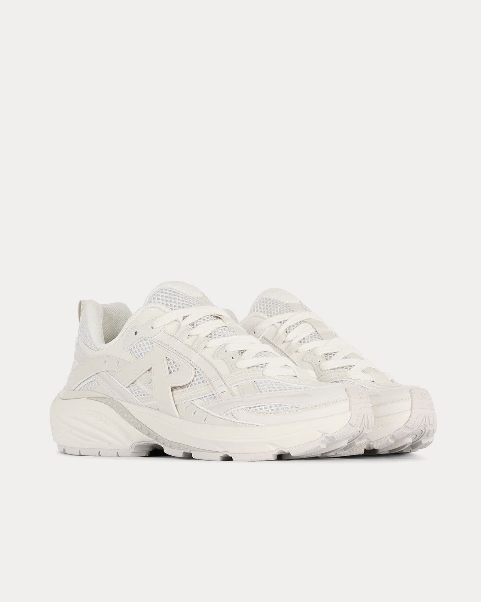 Represent Storm Runner Off White Low Top Sneakers - 3