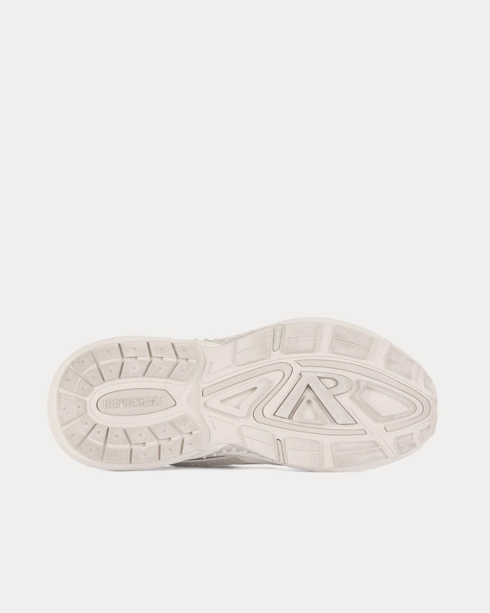 Represent Storm Runner Off White Low Top Sneakers - 5