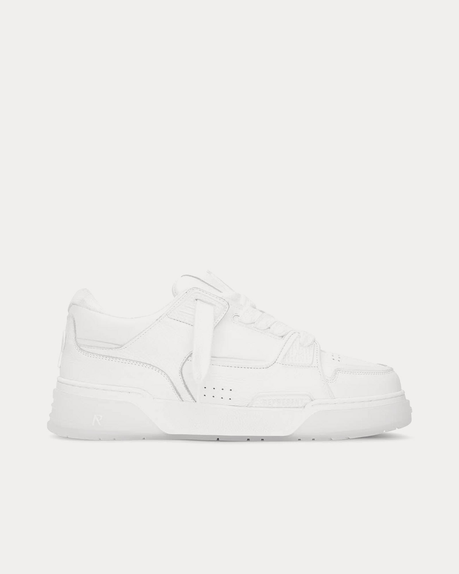 Represent Studio Sneaker Flat White Low Top Sneakers - 1