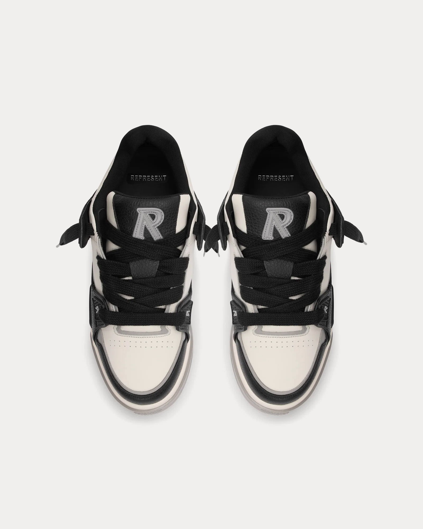 Represent Studio Sneaker Black / Vintage White Low Top Sneakers - 2