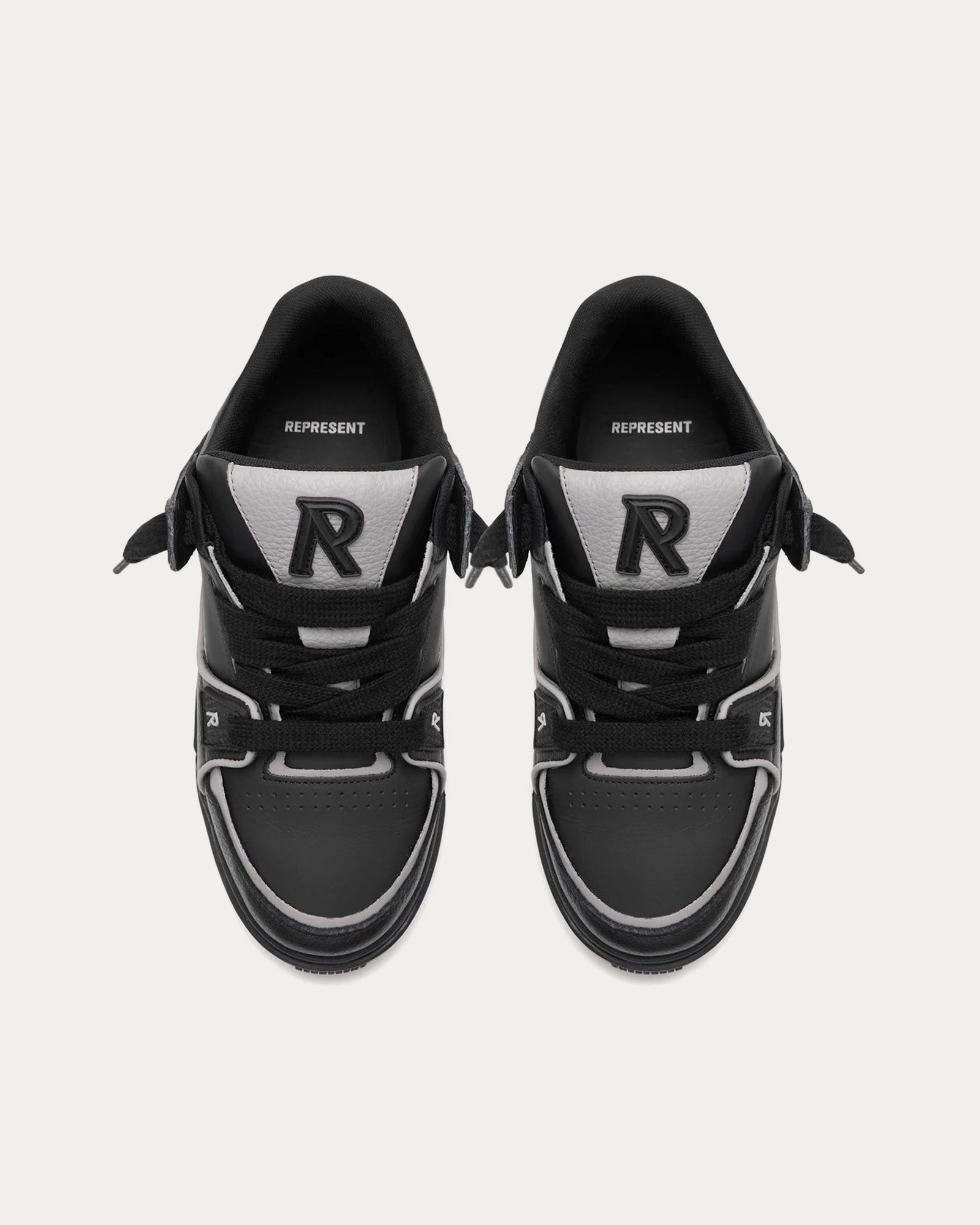 Represent Studio Sneaker Triple Black Low Top Sneakers - 2