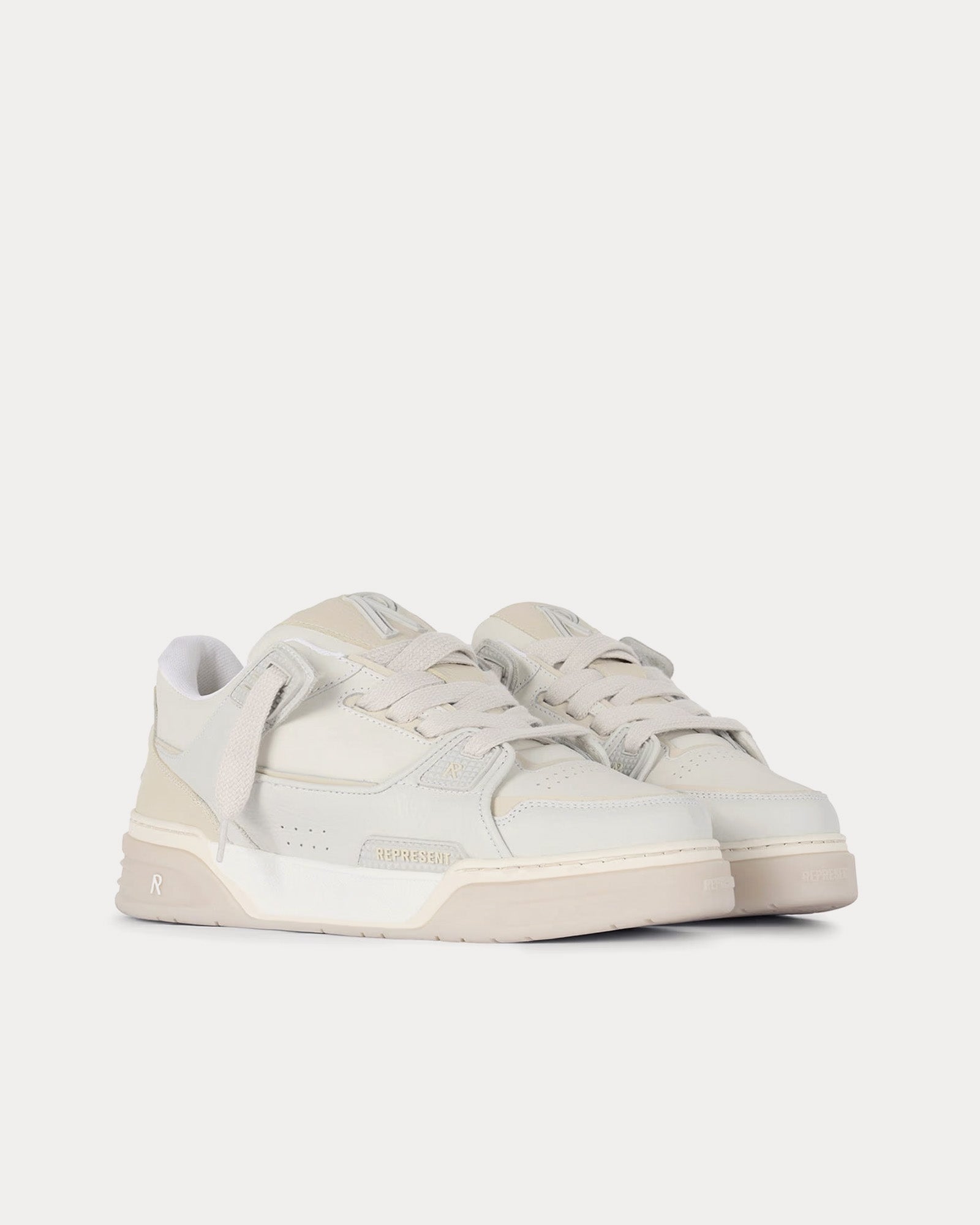 Represent Studio Sneaker Vintage White / Pistachio Low Top Sneakers - 2