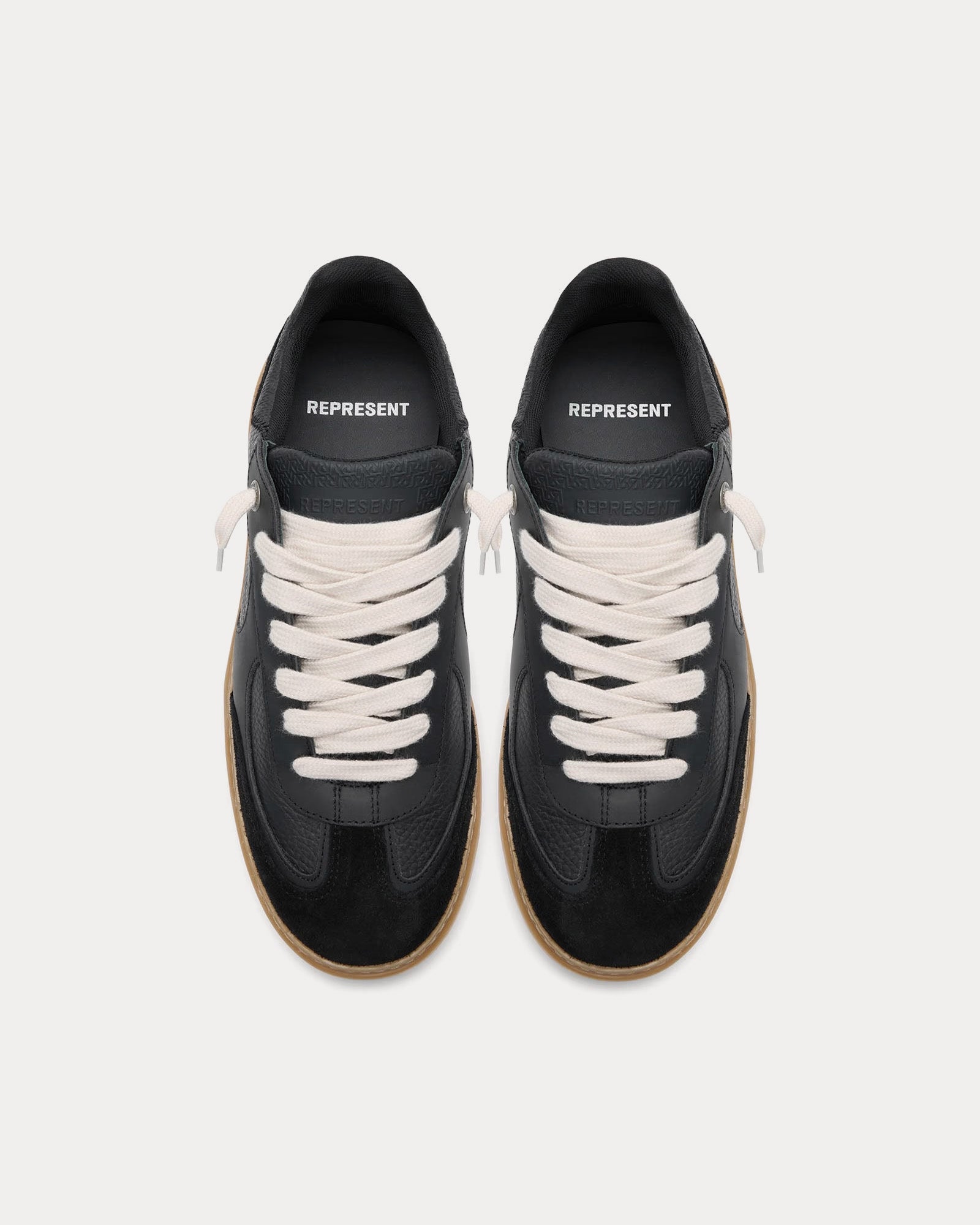 Represent Virtus Black / Gum Low Top Sneakers - 2