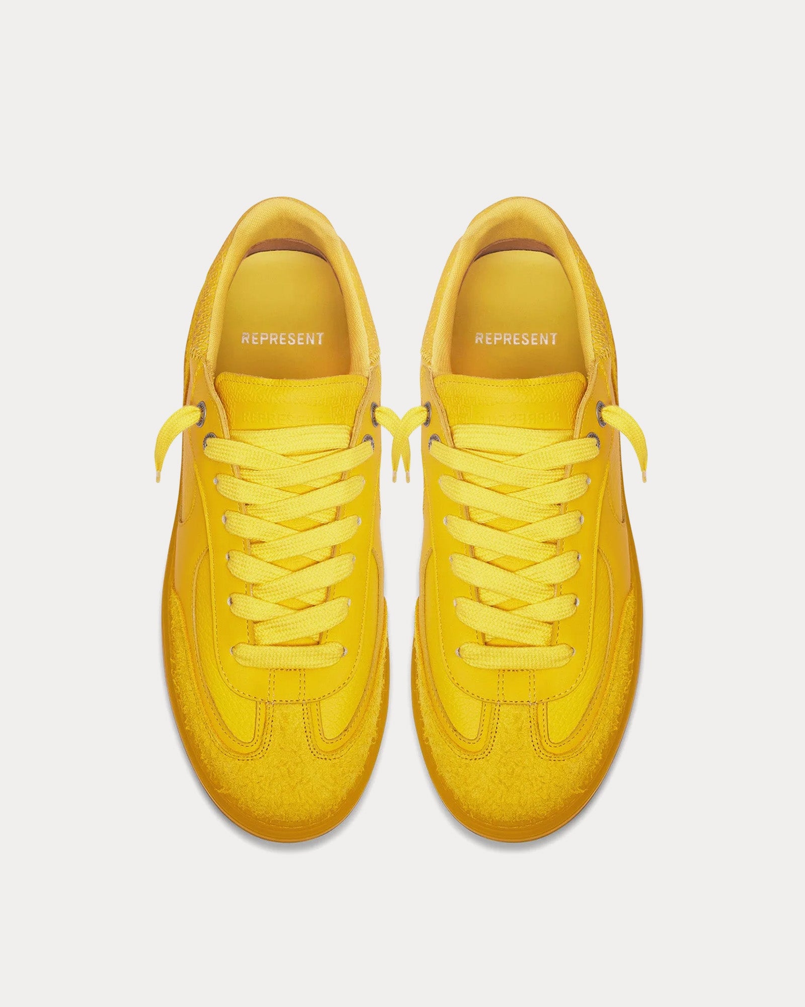 Represent Virtus Yellow Low Top Sneakers - 2