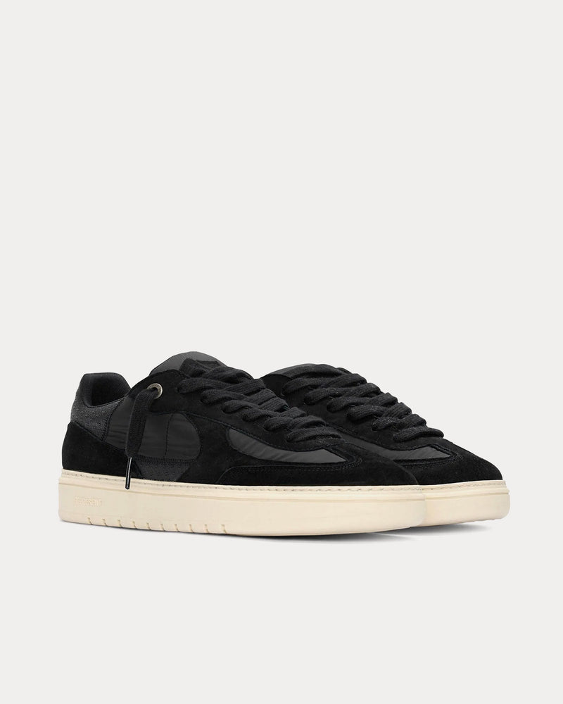 Represent Virtus Leather & Nylon Off Black Low Top Sneakers - 3