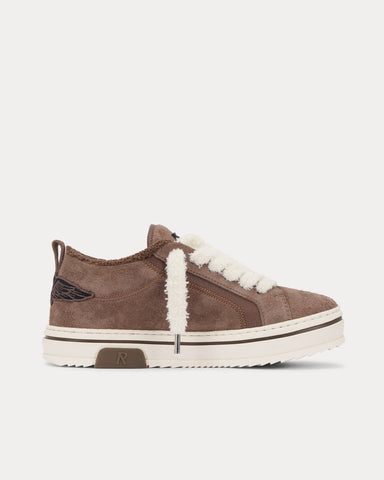 Represent HTN Low Terry Towelling Brown Low Top Sneakers