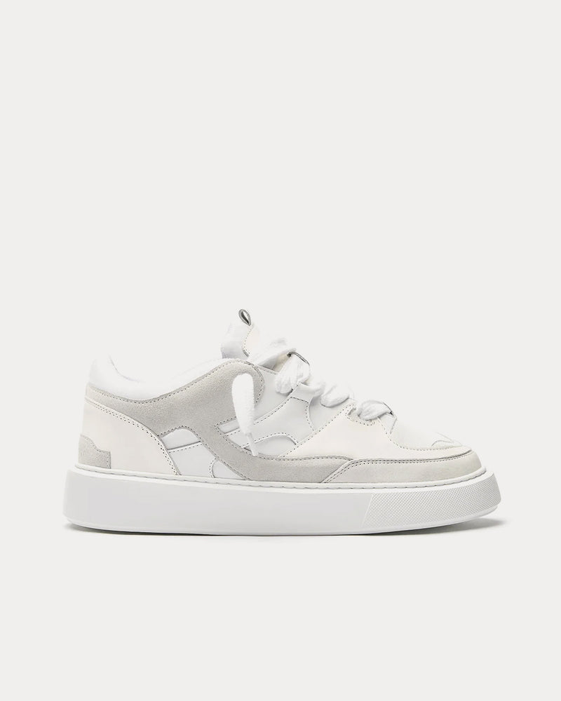 Reternity Le Skateur White Low Top Sneakers - 1