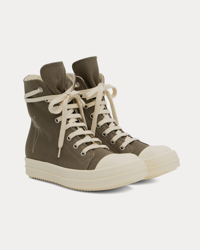 Rick Owens DRKSHDW Porterville Sneaks Dust / Pearl / Milk High Top Sneakers - 2