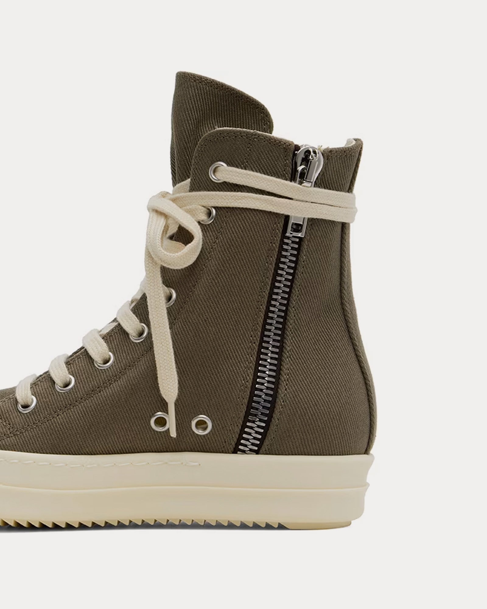 Rick Owens DRKSHDW Porterville Sneaks Dust / Pearl / Milk High Top Sneakers - 4