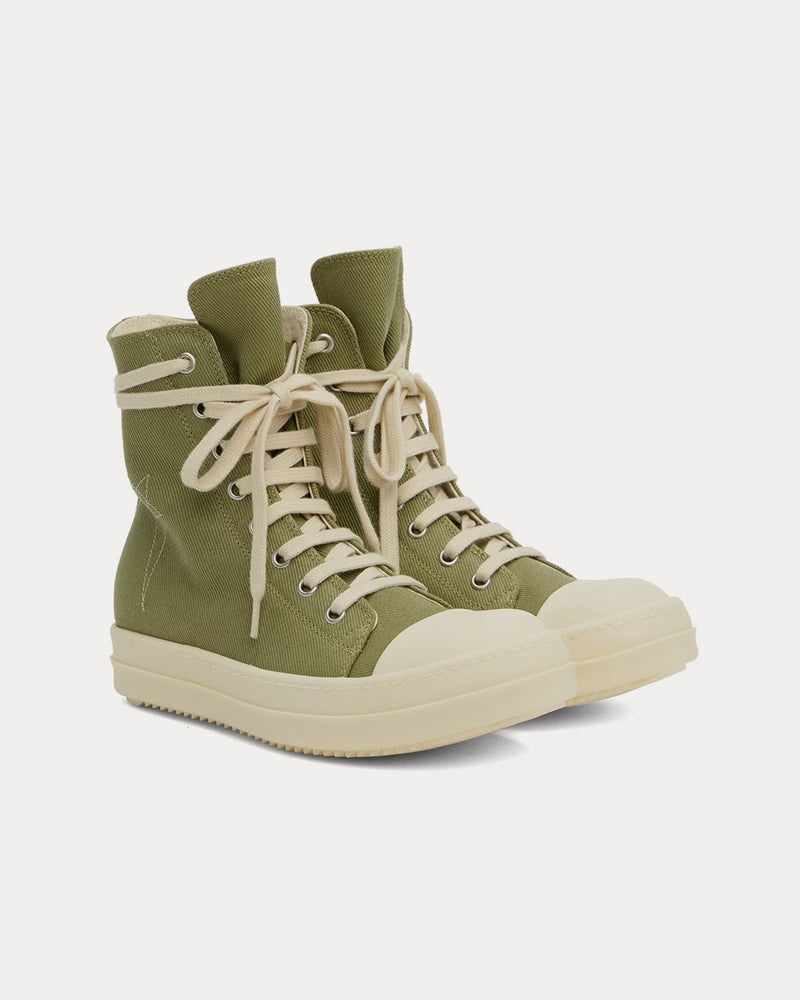 Rick Owens DRKSHDW Porterville Sneaks Sage / Pearl / Milk High Top Sneakers - 2