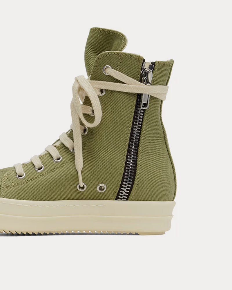 Rick Owens DRKSHDW Porterville Sneaks Sage / Pearl / Milk High Top Sneakers - 4