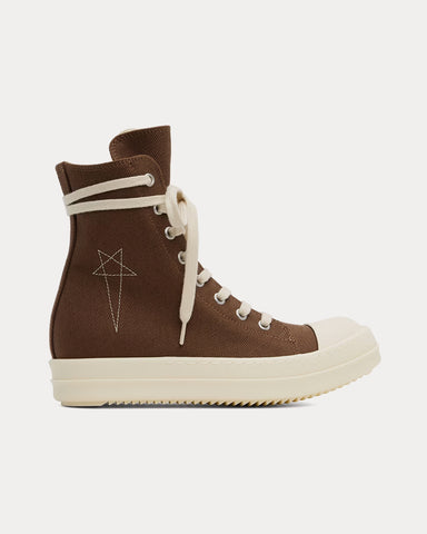 Rick Owens DRKSHDW Porterville Sneaks Terra / Pearl / Milk High Top Sneakers