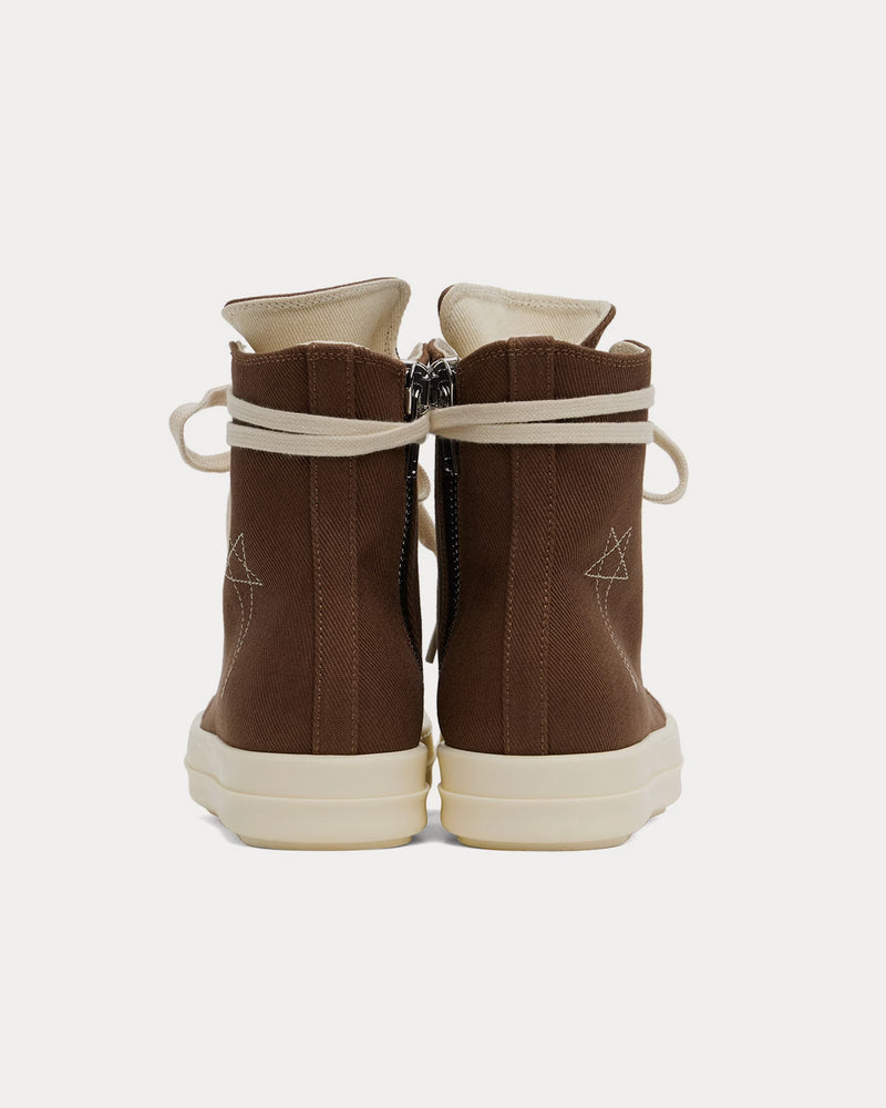 Rick Owens DRKSHDW Porterville Sneaks Terra / Pearl / Milk High Top Sneakers - 3