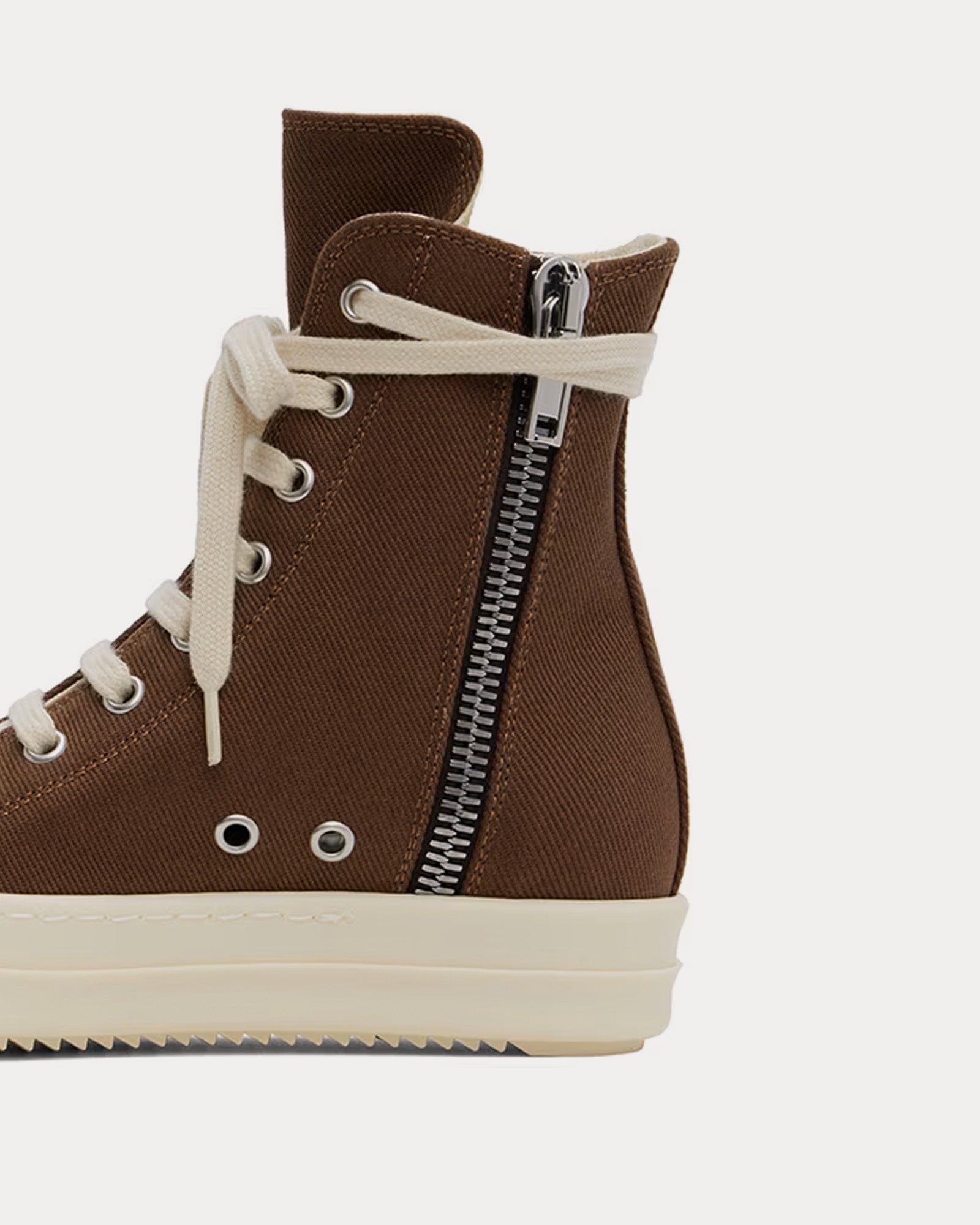 Rick Owens DRKSHDW Porterville Sneaks Terra / Pearl / Milk High Top Sneakers - 4