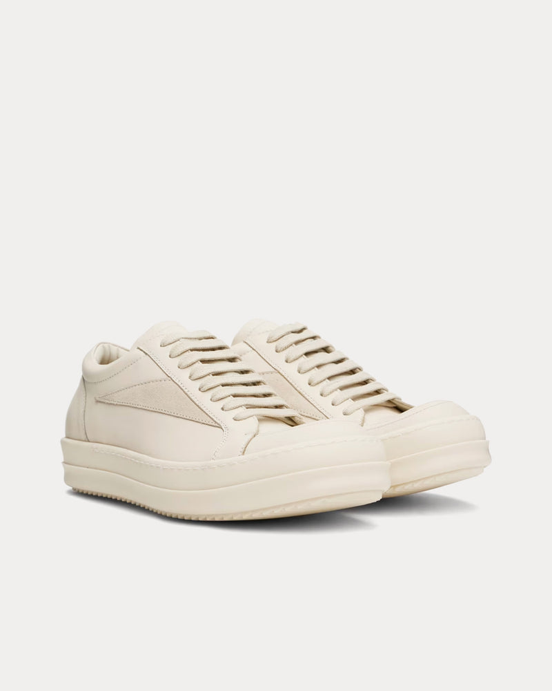 Rick Owens Porterville Vintage Sneaks Milk / Milk / Milk Low Top Sneakers - 2