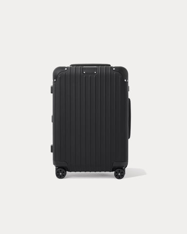 Rimowa Distinct Cabin Leather & Anodised Aluminium Black Suitcase