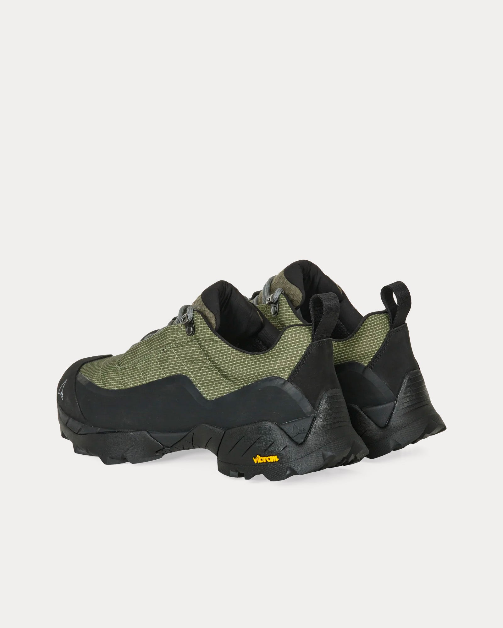 ROA Katharina Olive / Black Low Top Sneakers - 3