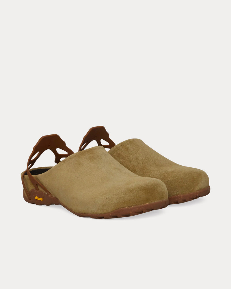 ROA Fedaia Suede Aloe Mules - 2