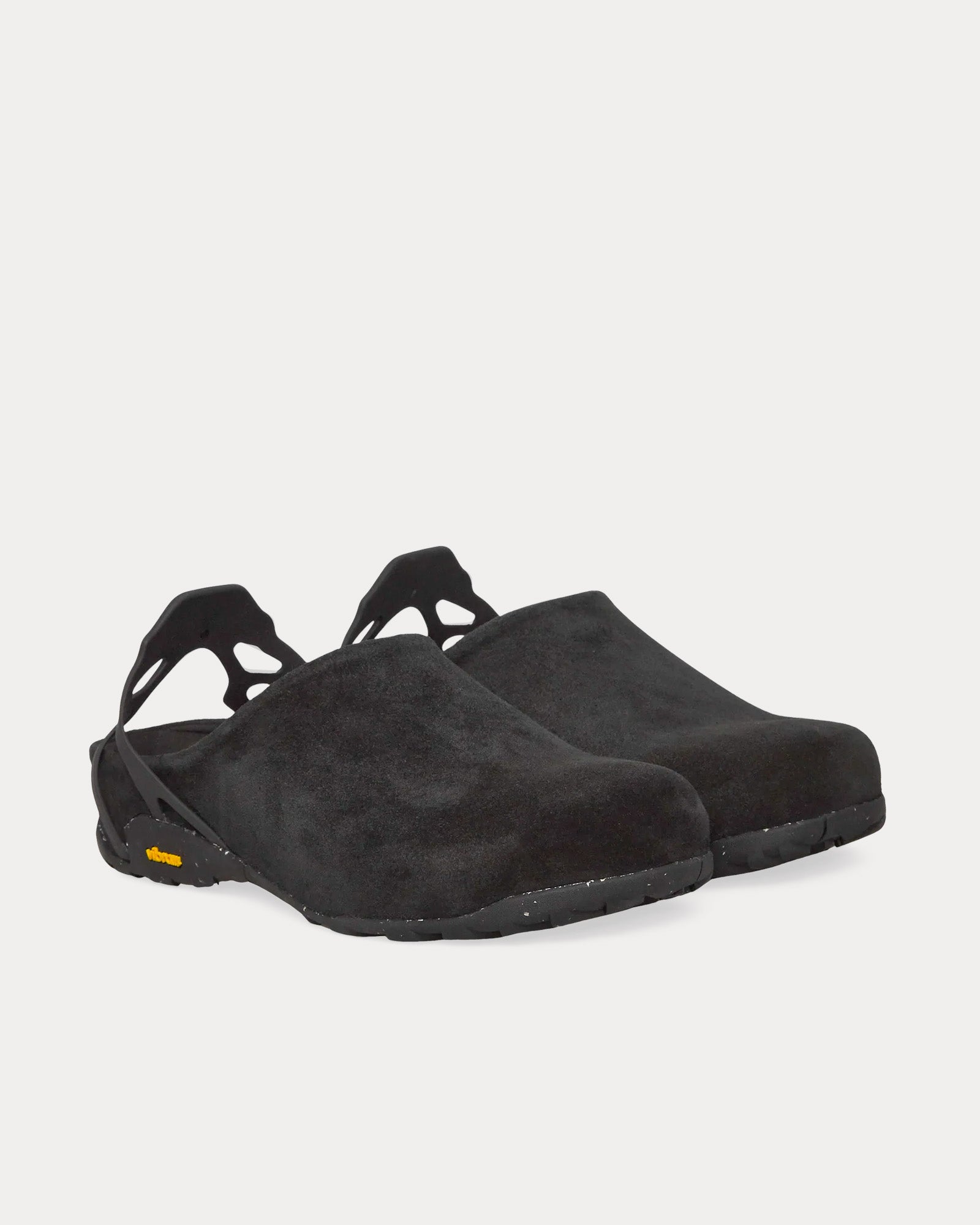 ROA Fedaia Suede Black Mules - 2