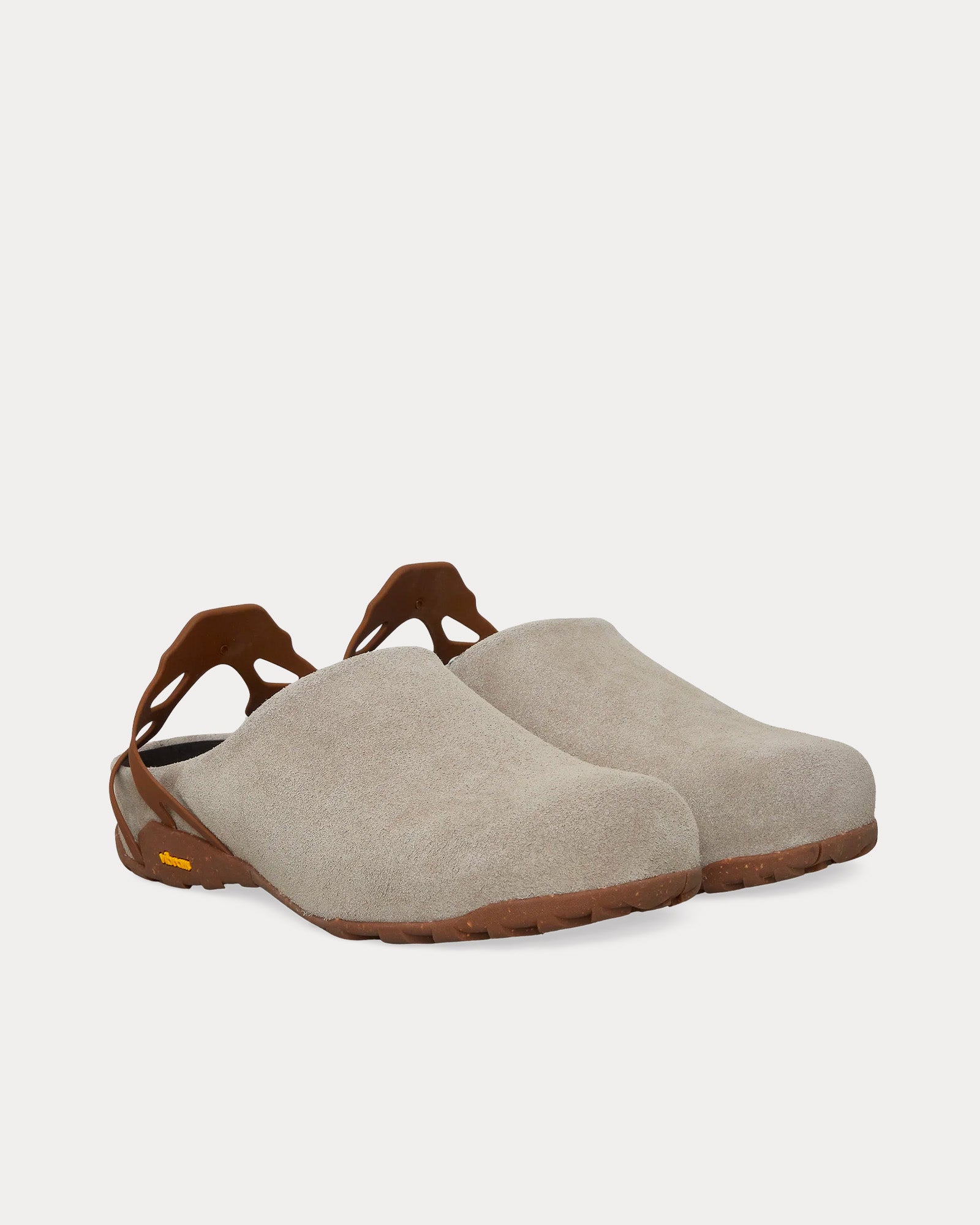 ROA Fedaia Suede Grey Mules - 2