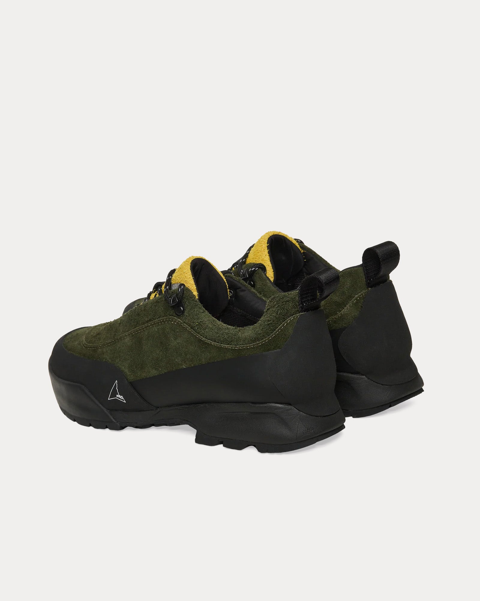 ROA Cingino Olive / Yellow Low Top Sneakers - 3