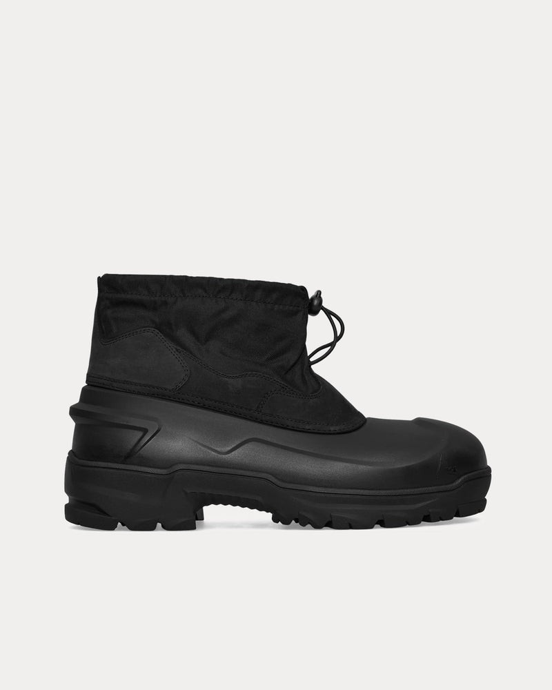 ROA Low Top Rubber Black Boots - 1