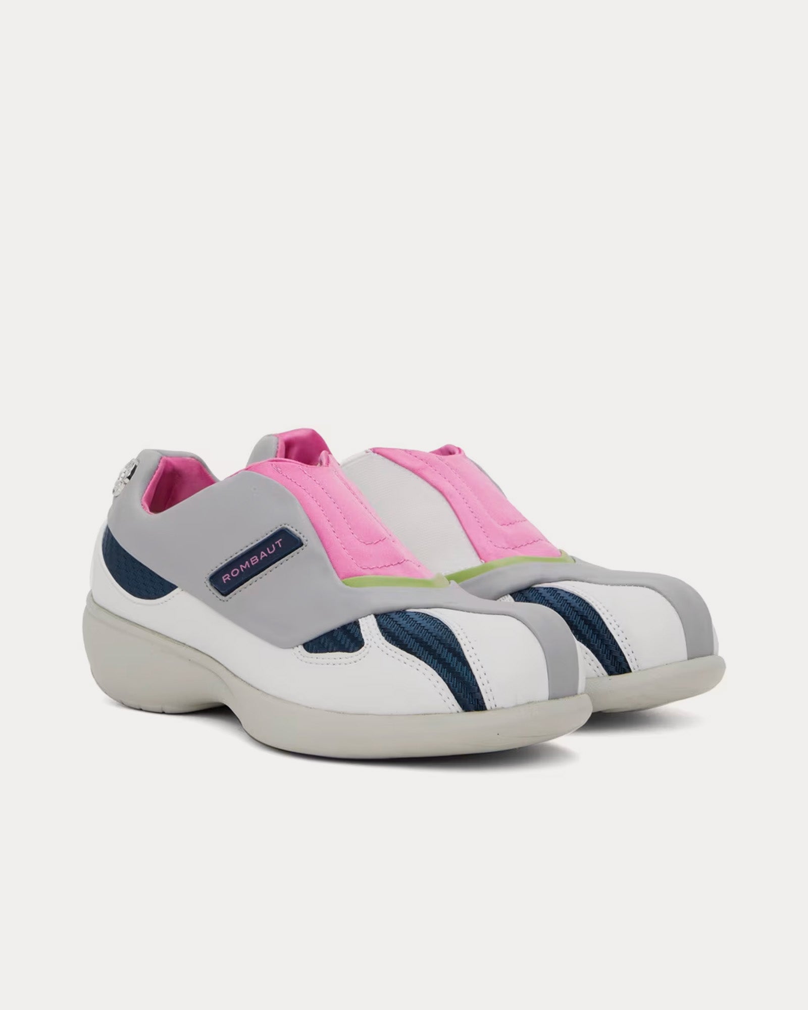 Rombaut Neo Grey / Pink Slip On Sneakers - 2