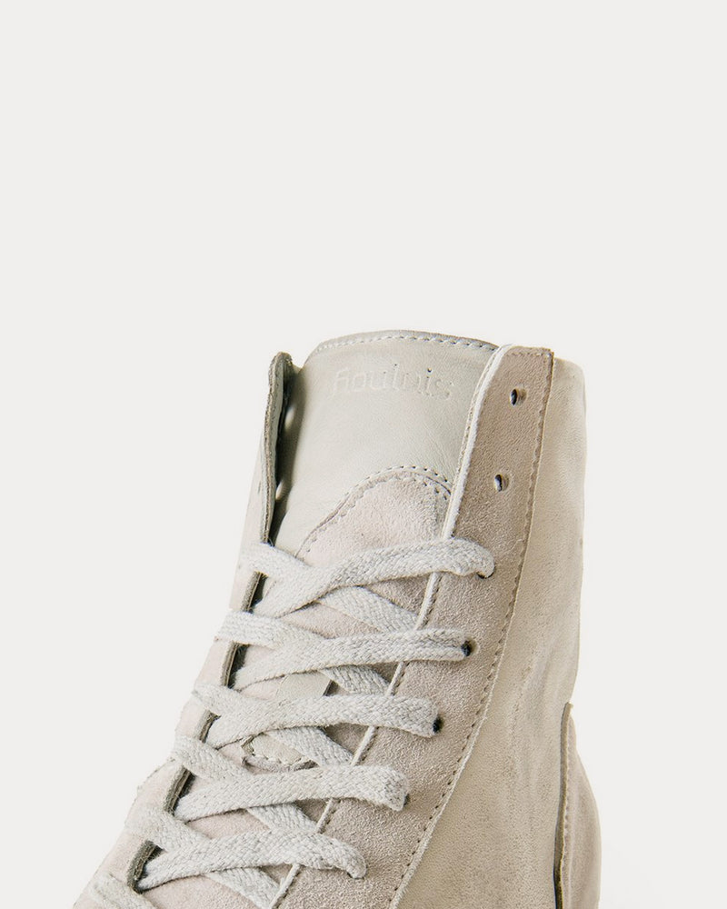 Roulais Saddle Hi Grey Storm High Top Sneakers - 6