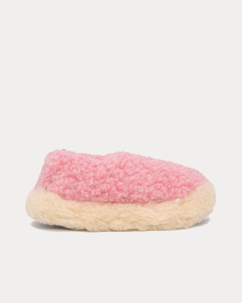 Rue de Wool Nordic V2 Flamingo Pink / Natural Slippers - 1