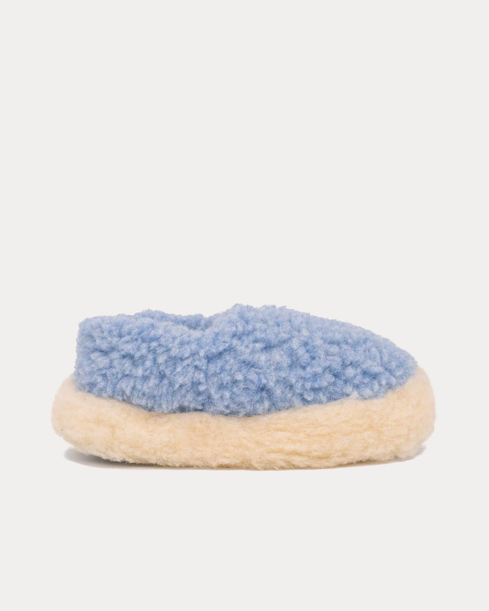 Rue de Wool Nordic V2 Sky Blue / Natural Slippers - 1