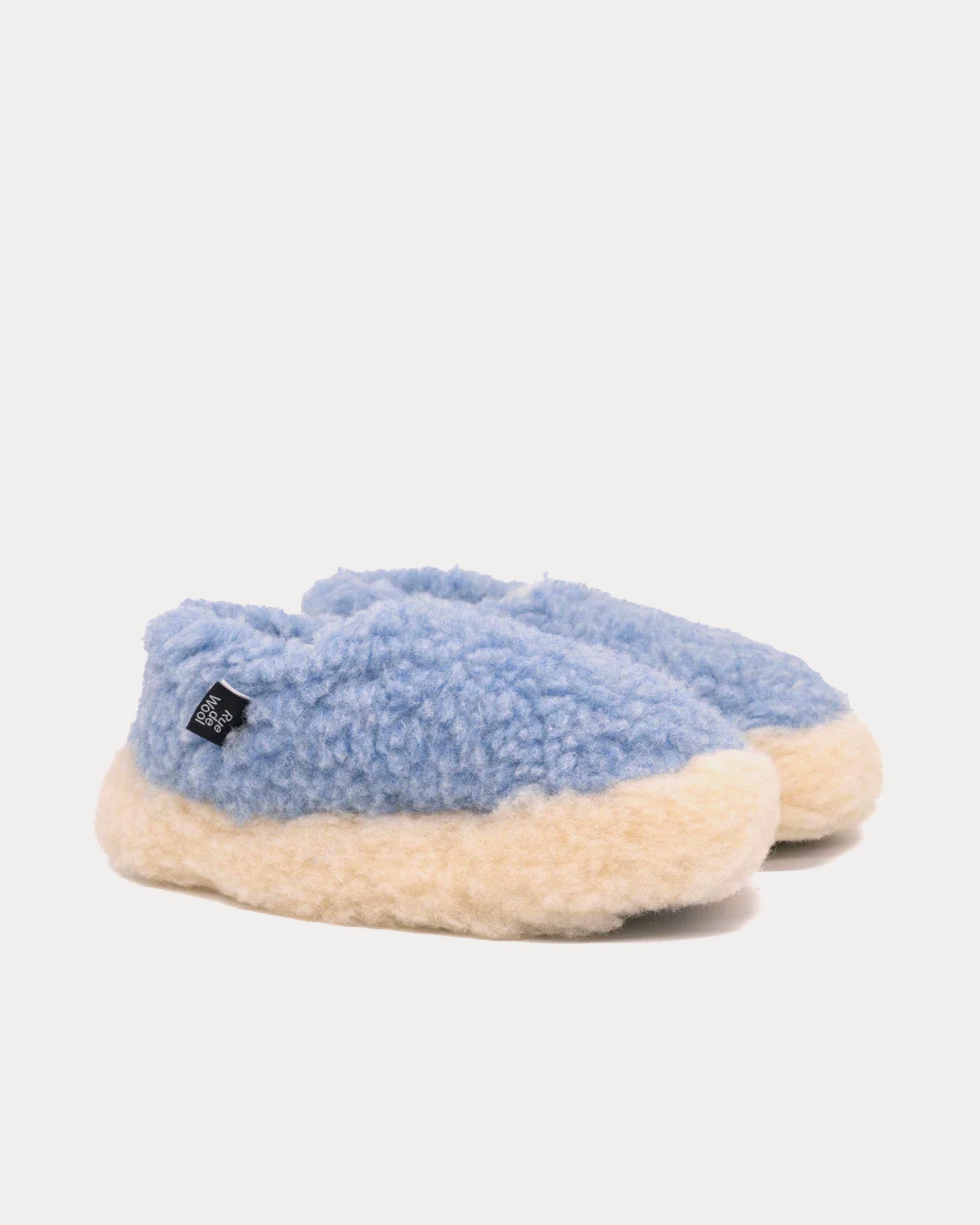 Rue de Wool Nordic V2 Sky Blue / Natural Slippers - 2