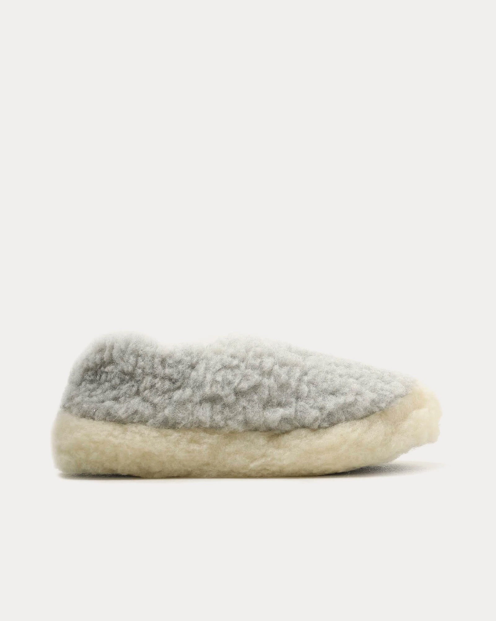 Rue de Wool Nordic V2 Foggy Grey / Natural Slippers - 1