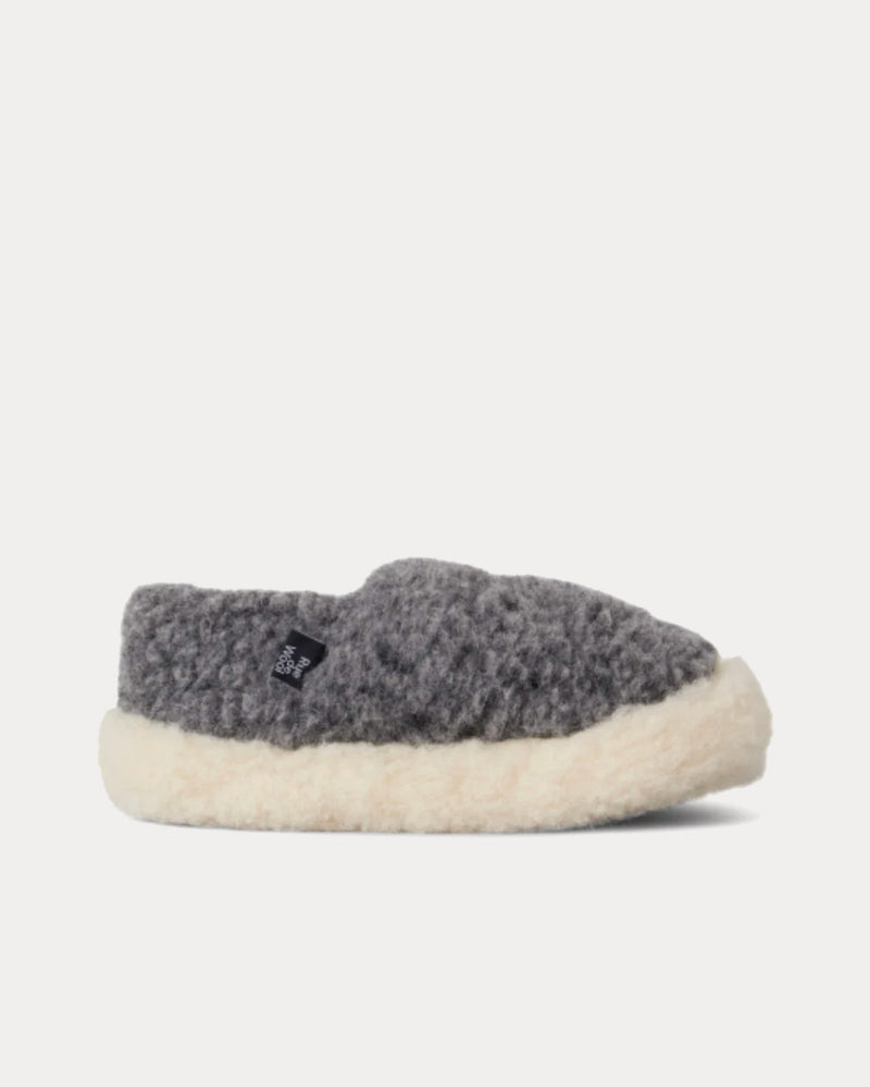 Rue de Wool Nordic V2 Iron Grey / Natural Slippers - 1