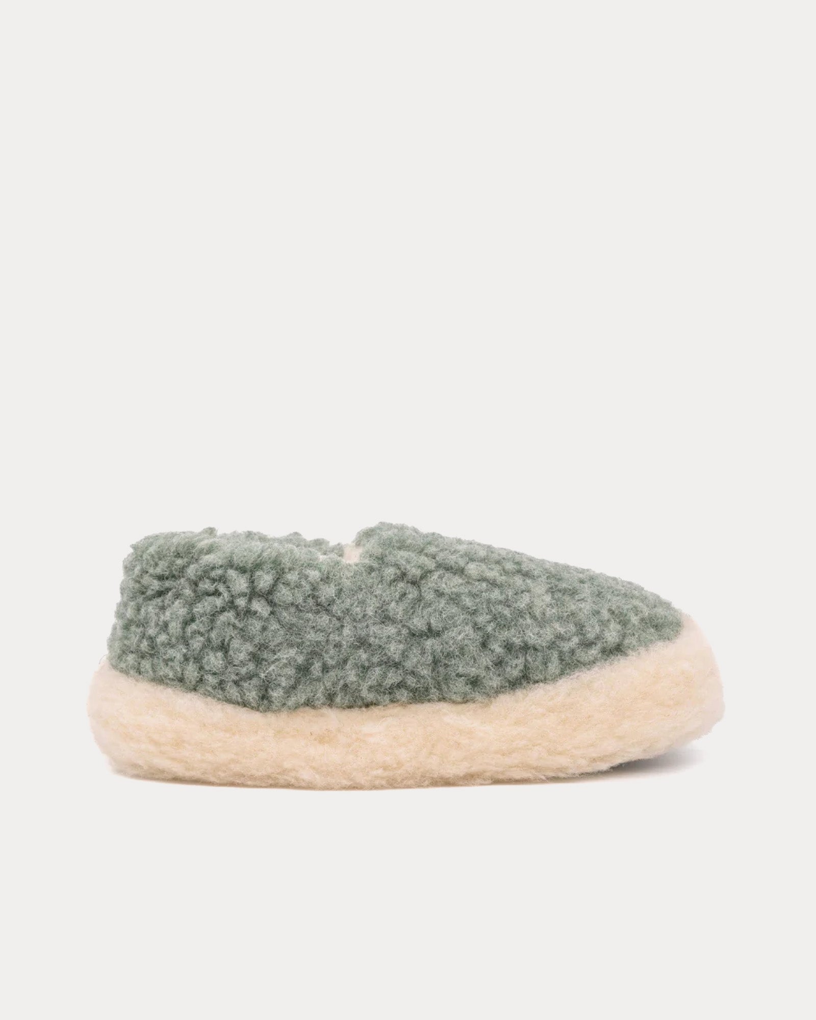 Rue de Wool Nordic V2 Sea Green / Natural Slippers - 1