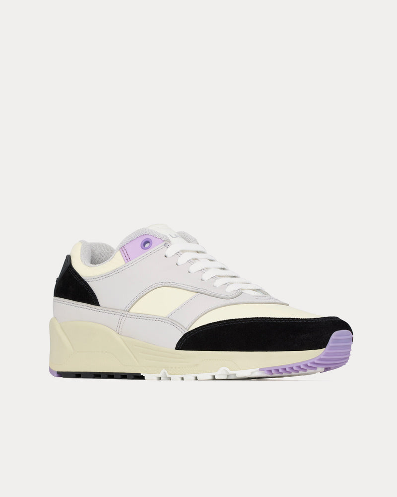 Saint Laurent Bump Nylon, Suede & Leather Air grey / Lavender / Black / Off White Low Top Sneakers - 3