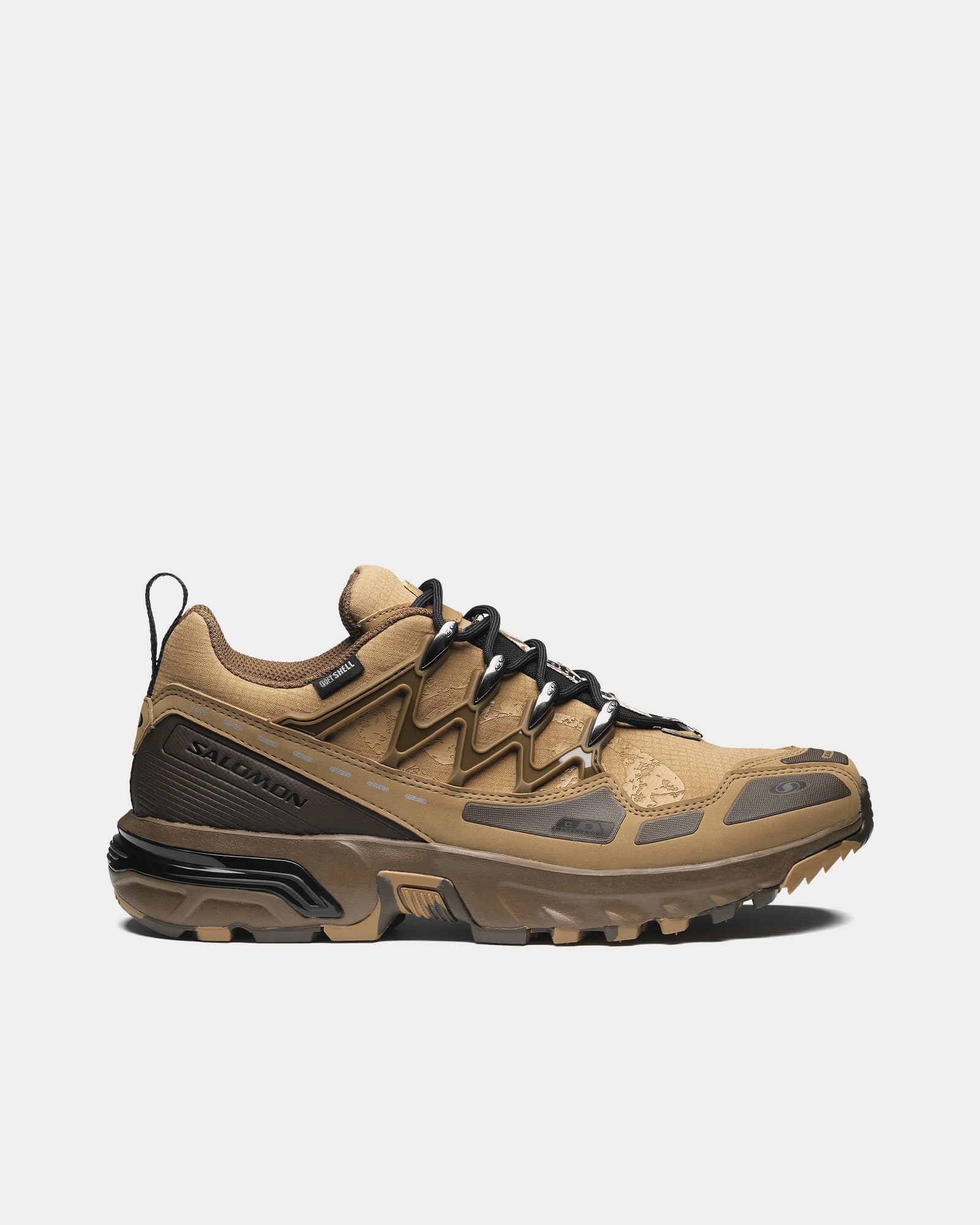 Salomon x Atmos ACS + Climasalomon Waterproof Delicioso / Ermine / Bleached Sand Low Top Sneakers - 1